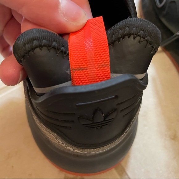 Adidas ZX 2K Boost MARVEL 'Stark Industries' IRON MAN Sneakers Like New Size 7 - Picture 3 of 14